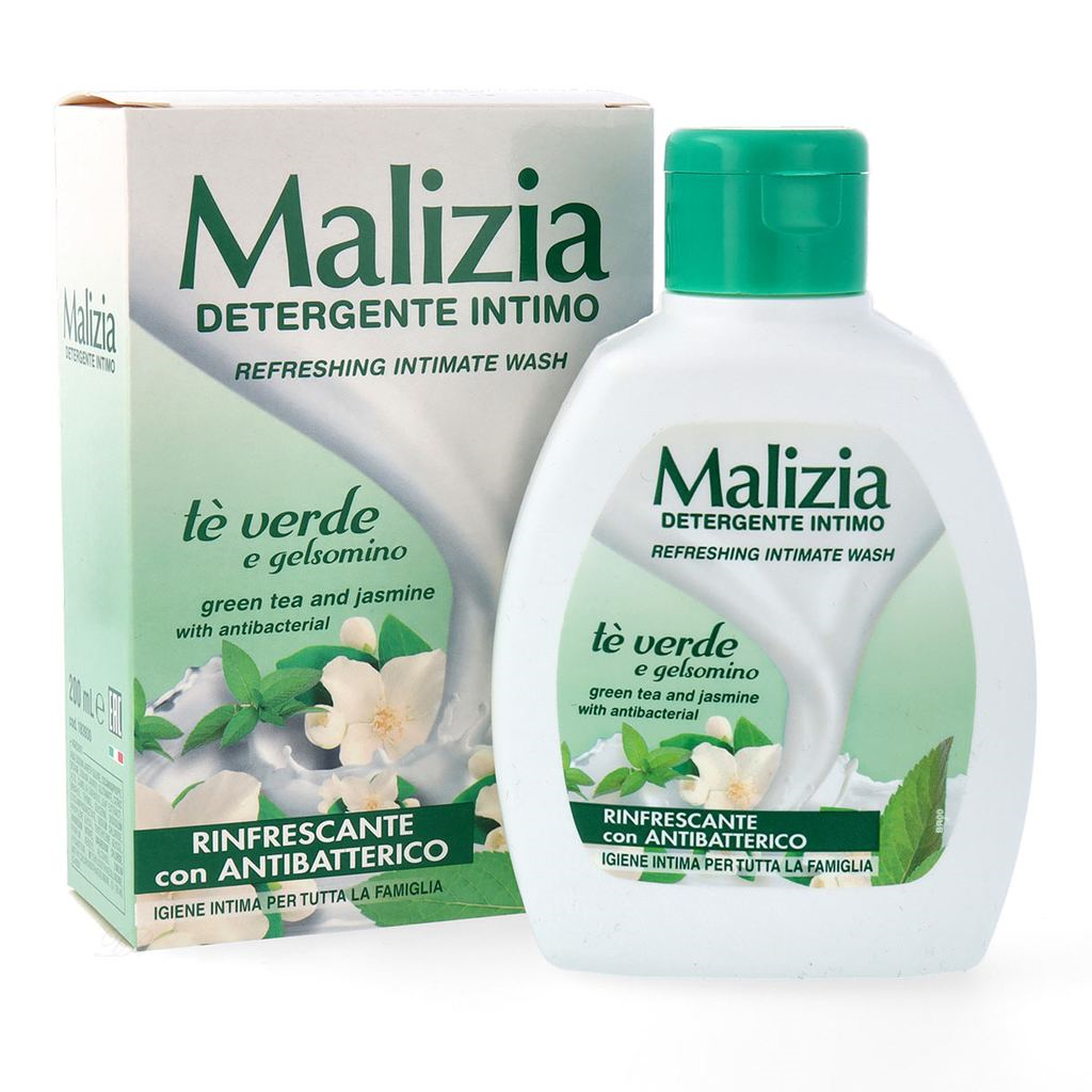 Malizia italský intimní mycí gel s výtažkem ze zeleného čaje - 200ml.jpg