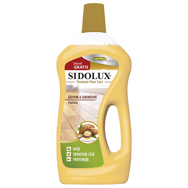 Sidolux Premium na dřevěné a laminátové podlahy - arganový olej 750ml