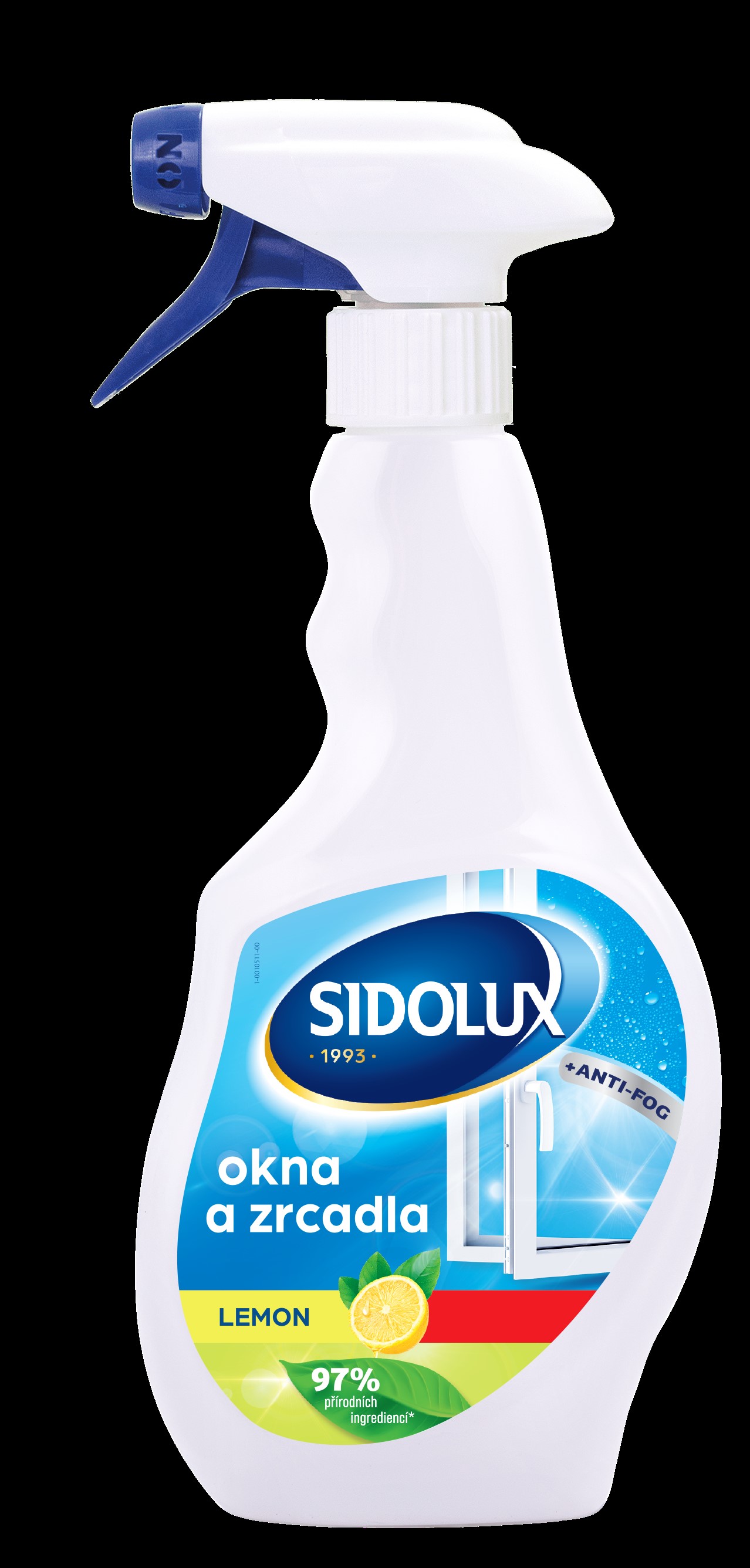 Sidolux Anti Fog čistič zrcadel s formulí proti zamlžování - 500 ml