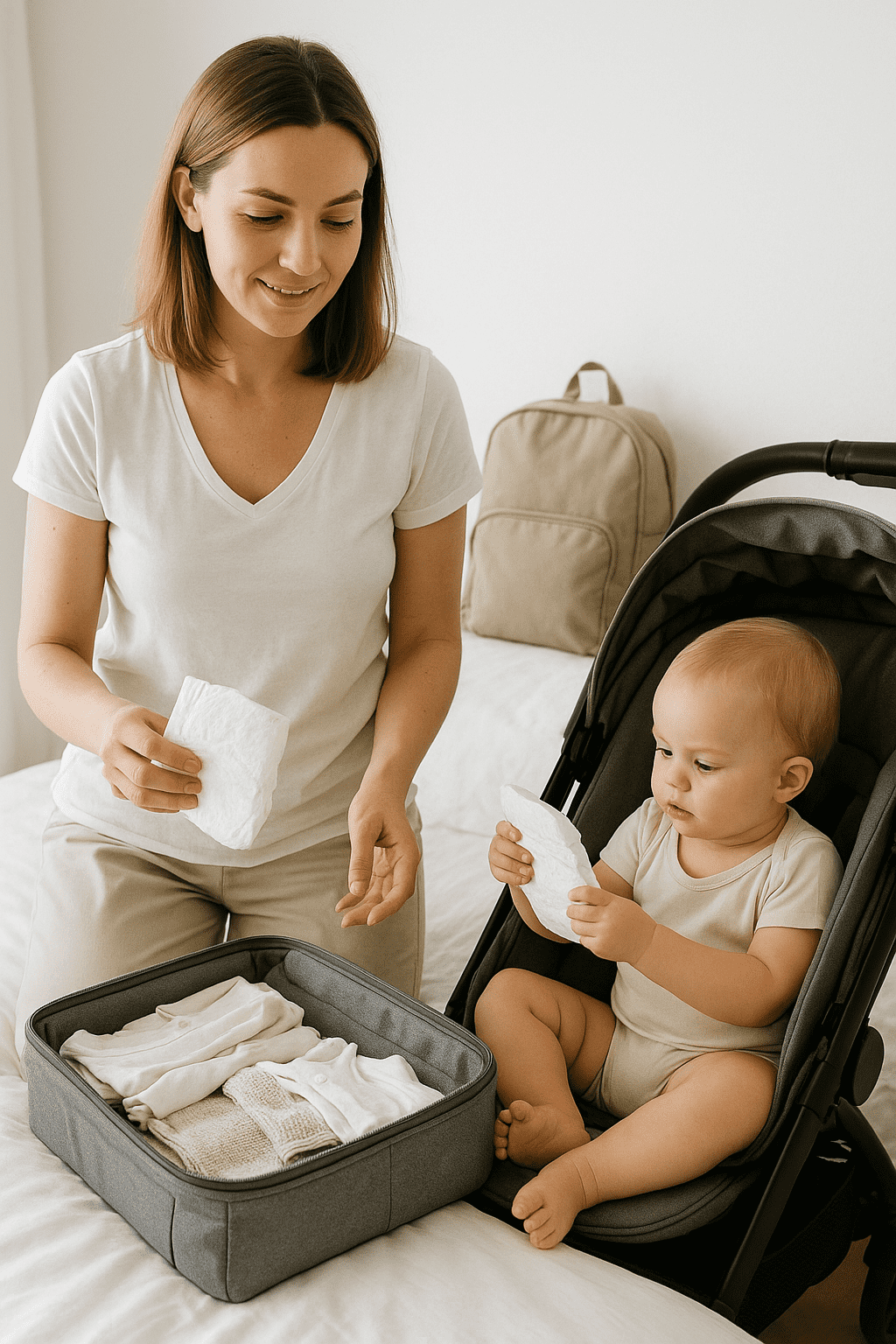 Cestujeme nalehko s Baby Charm: Tipy, jak omezit plenky