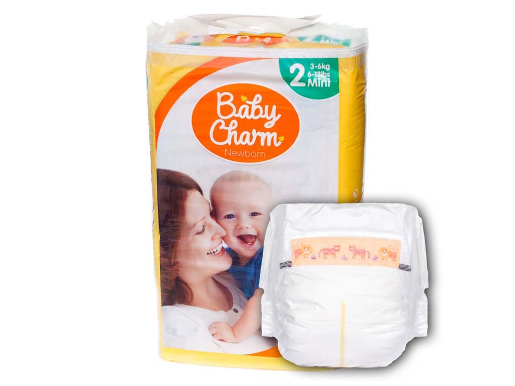 Recenze plenek Baby Charm Super Dry Flex vel. 2 Mini, 3 – 6 kg