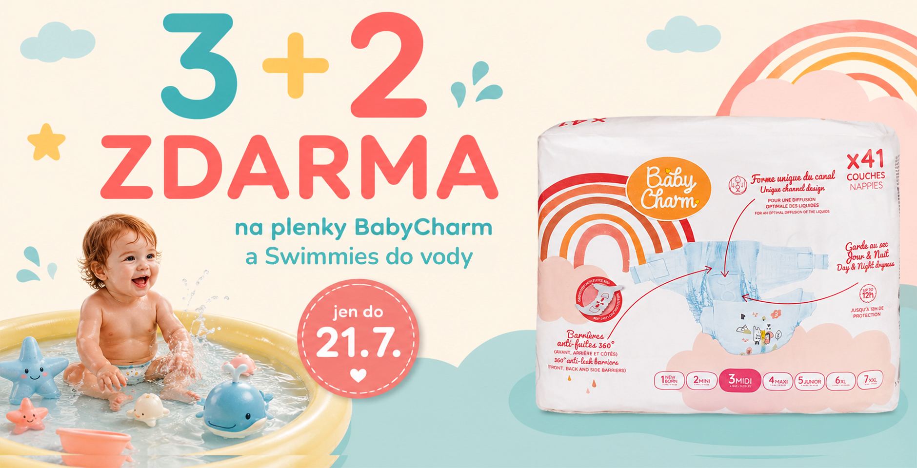3+2 zdarma!