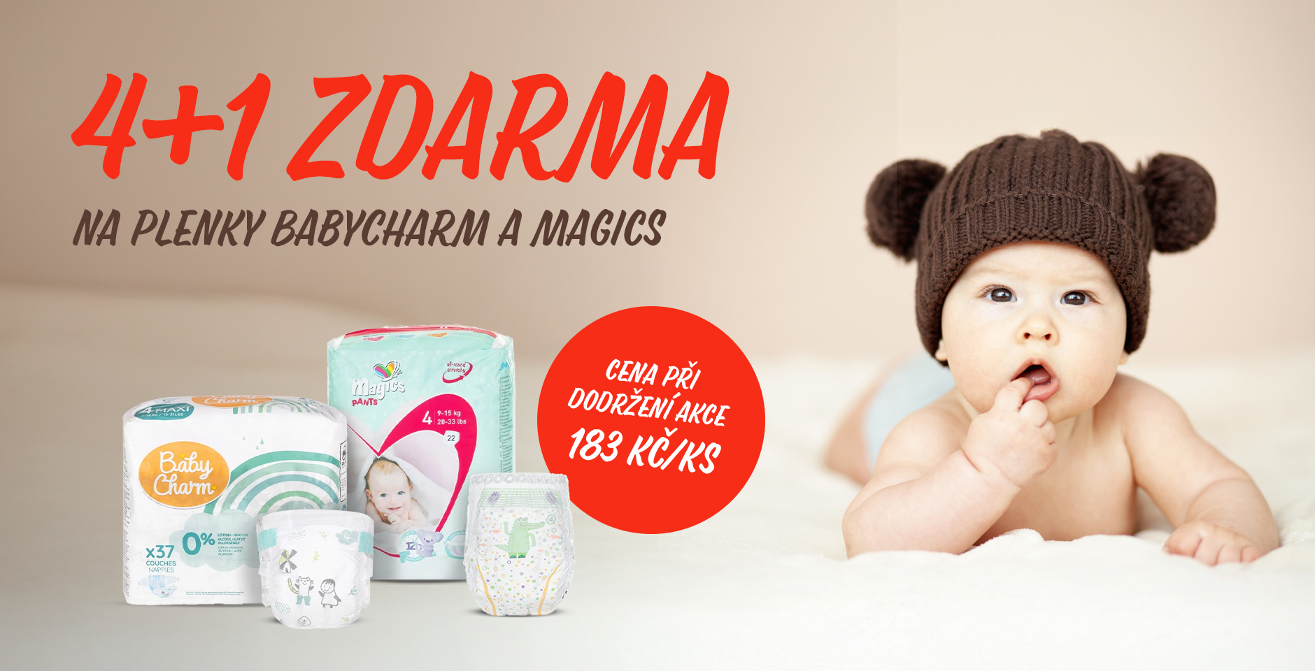 Kup 4, získej 1 zdarma 🎉🛍️