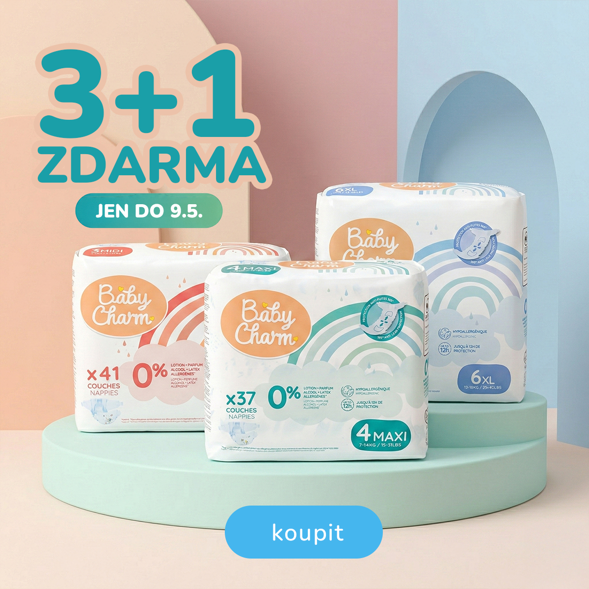 3+1 zdarma!
