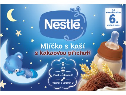 Nestlé  mlíčko s kaší kakaové, 2x 200 ml