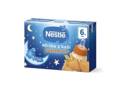 NESTLÉ Mlíčko s kaší sušenkové 2x200ml