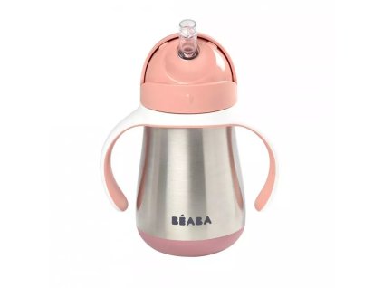 hrnek termoizolacni s brckem nerez 250ml pink