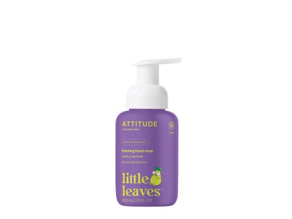Dětské pěnivé mýdlo na ruce ATTITUDE Little leaves s vůní vanilky a hrušky 295 ml