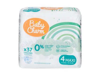 Baby Charm Super Dry Flex vel. 4 Maxi 7-18 kg, 37 ks