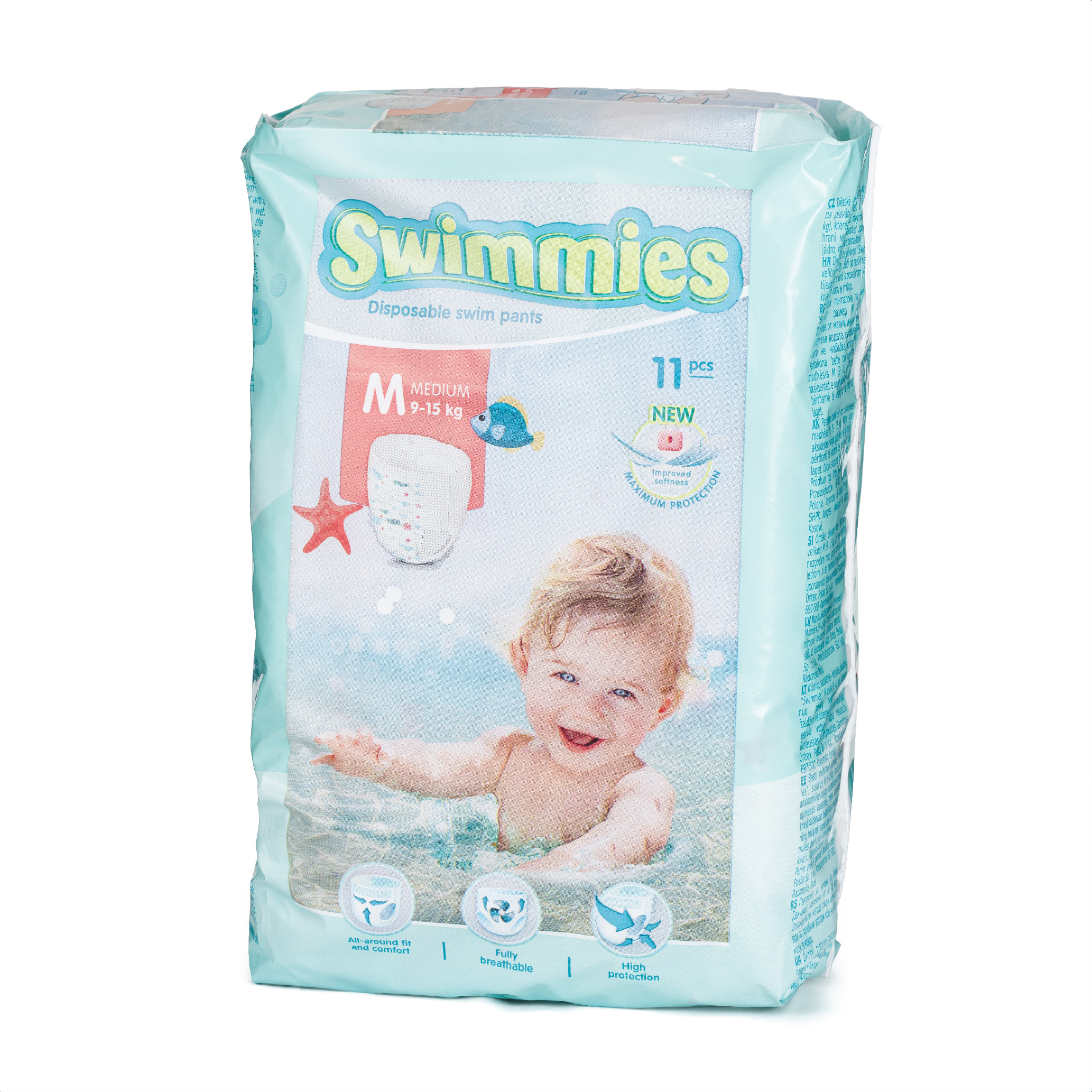 Levně Swimmies M 9-15 kg, 11 ks