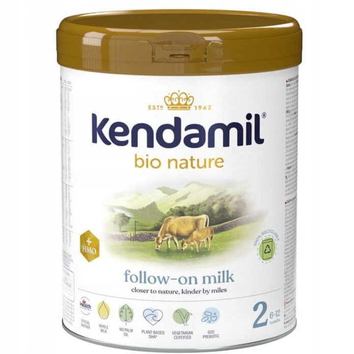 Levně Kendamil BIO Nature pokračovací mléko 2 (800 g)HMO