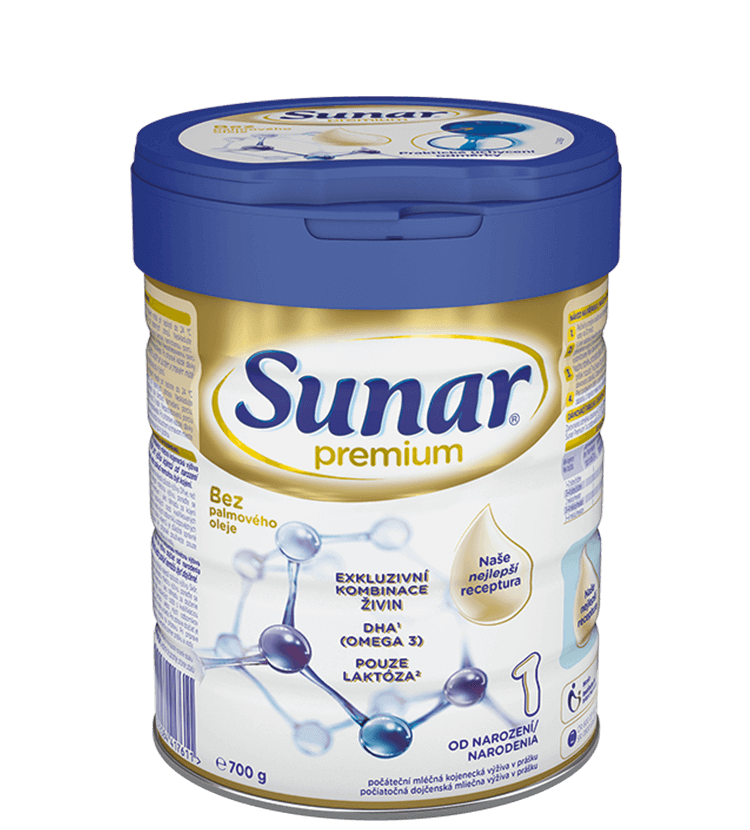 Sunar Premium 1 - 700g - od 1.měsíce do 6. měsíce