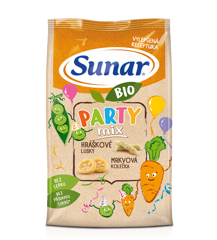 Sunar BIO Party mix křupky 45 g