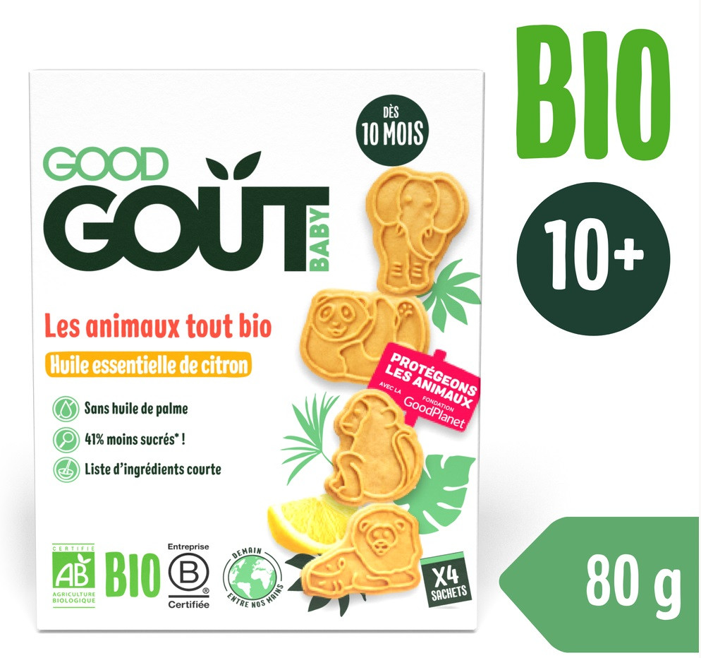 Levně Good Gout BIO Citronová zvířátka (80 g)