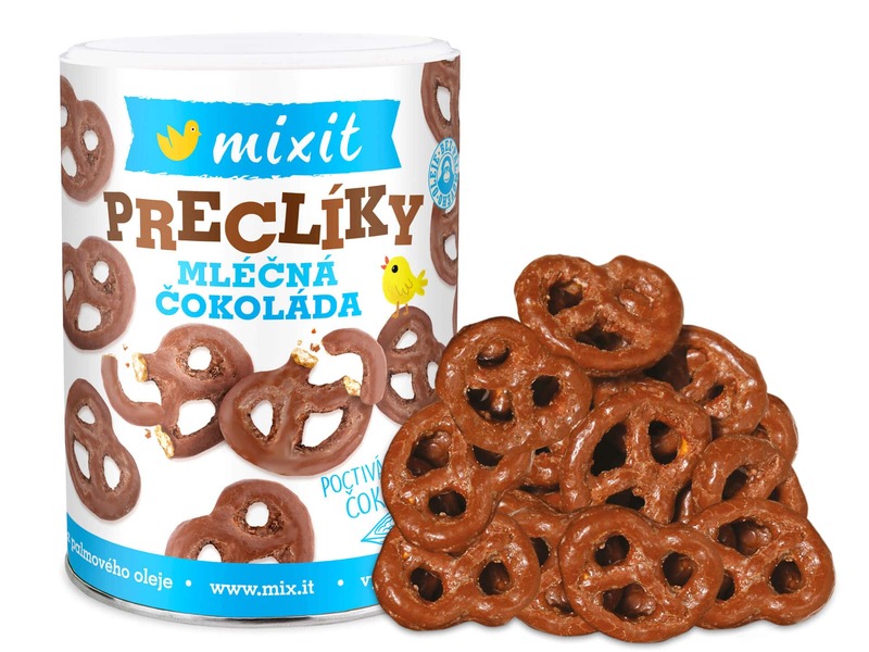Levně Mix.it Mixit preclíky - Mléčná čokoláda 250g