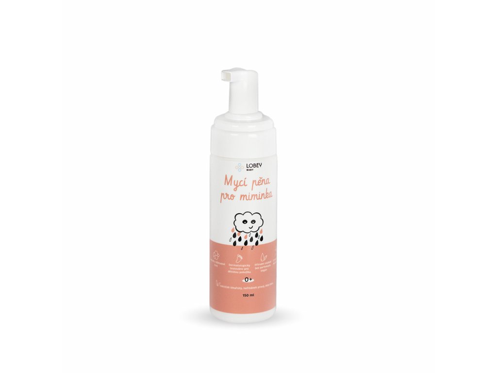 LOBEY - Mycí pěna pro miminka 150 ml