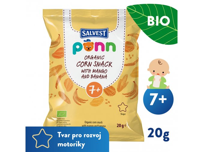 SALVEST Põnn BIO Mangové křupky (20 g)