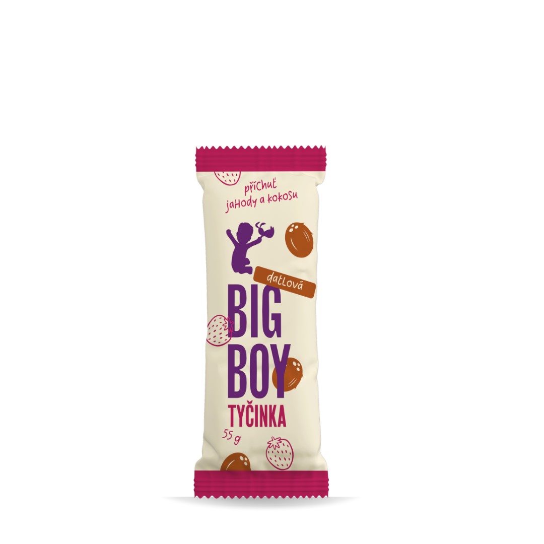 BIG BOY® TYČINKA JAHODA A KOKOS 55G