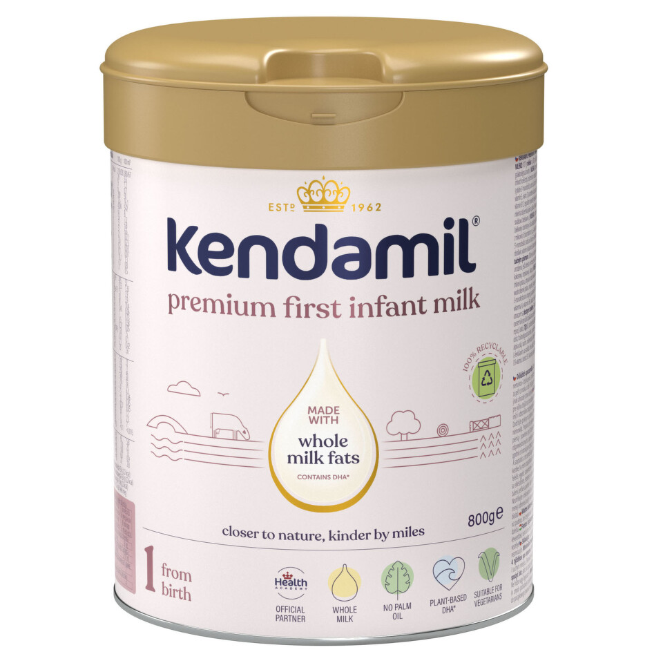 Levně Kendamil Premium kojenecké počáteční mléko 1 DHA+ 800g