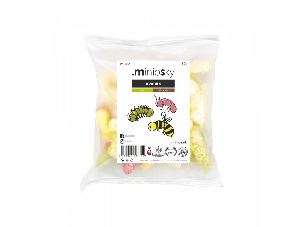 Minios Miniosky kukuřičné křupky - Ovomix 50g