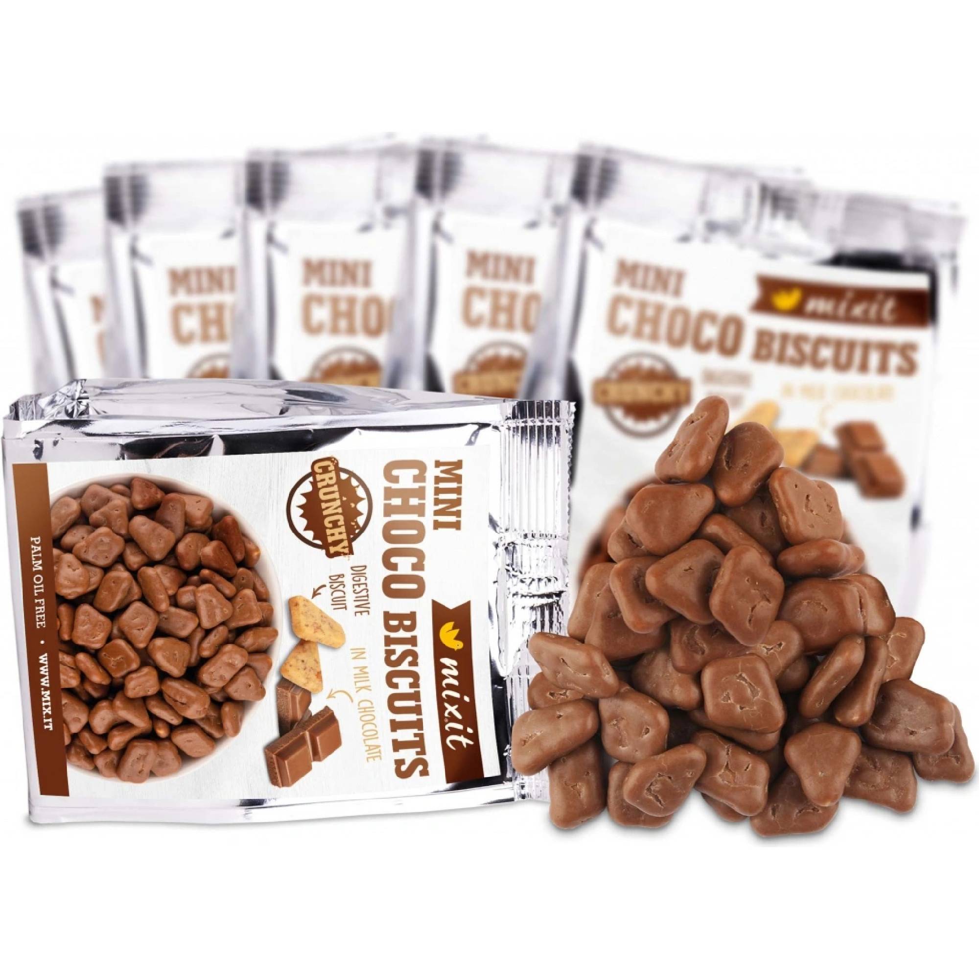 Levně Mix.it Křehké sušenky v čokoládě do kapsy