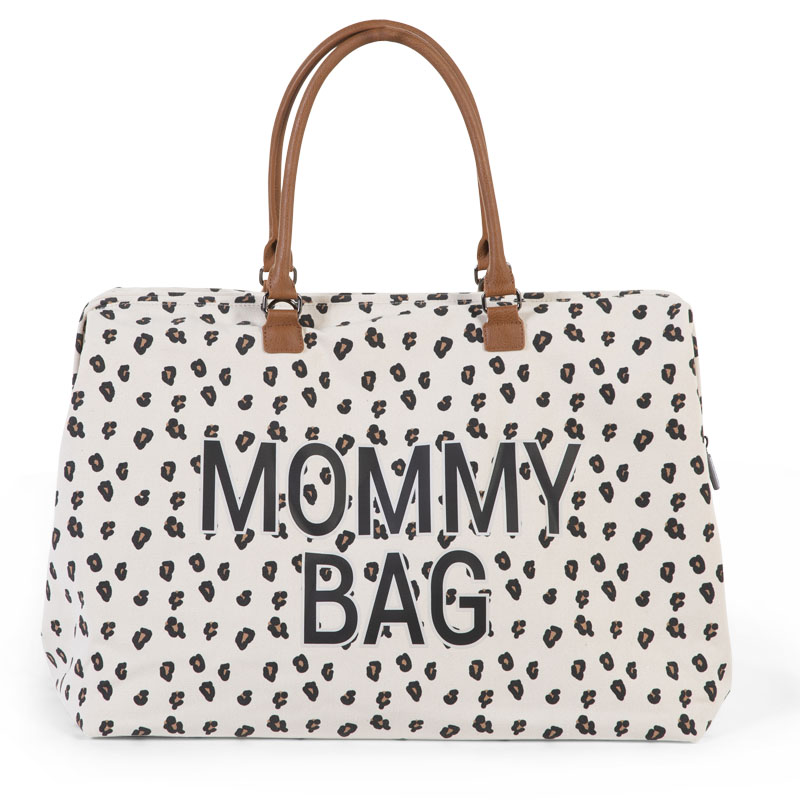 Levně CHILDHOME PŘEBALOVACÍ TAŠKA MOMMY BAG CANVAS LEOPARD