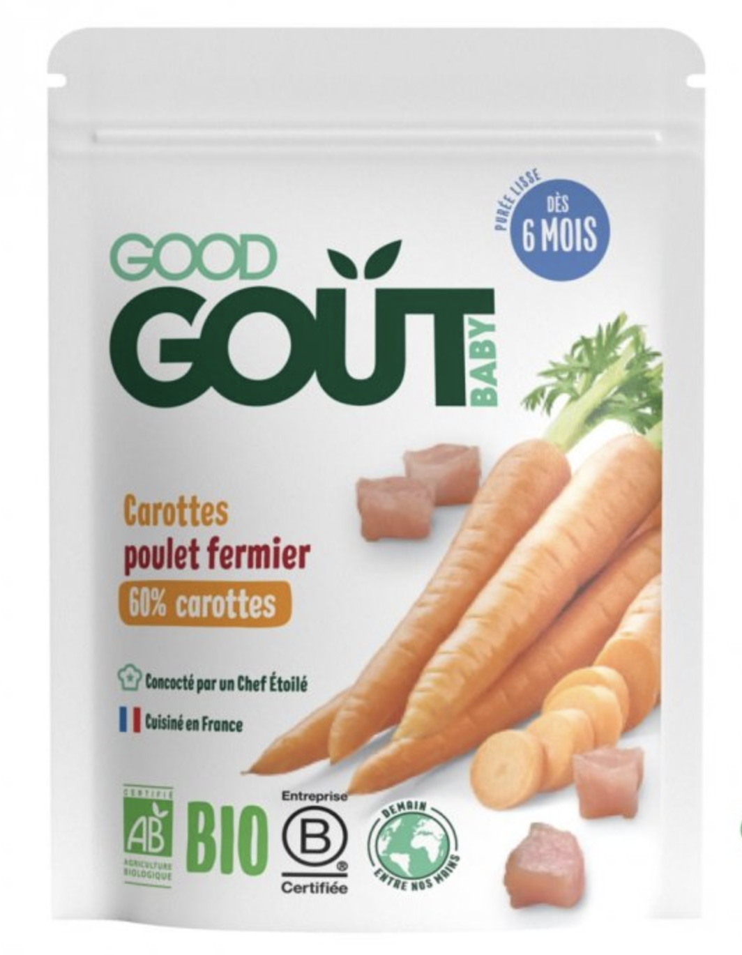 GOOD GOUT BIO MRKEV S FARMÁŘSKÝM KUŘÁTKEM 190 G