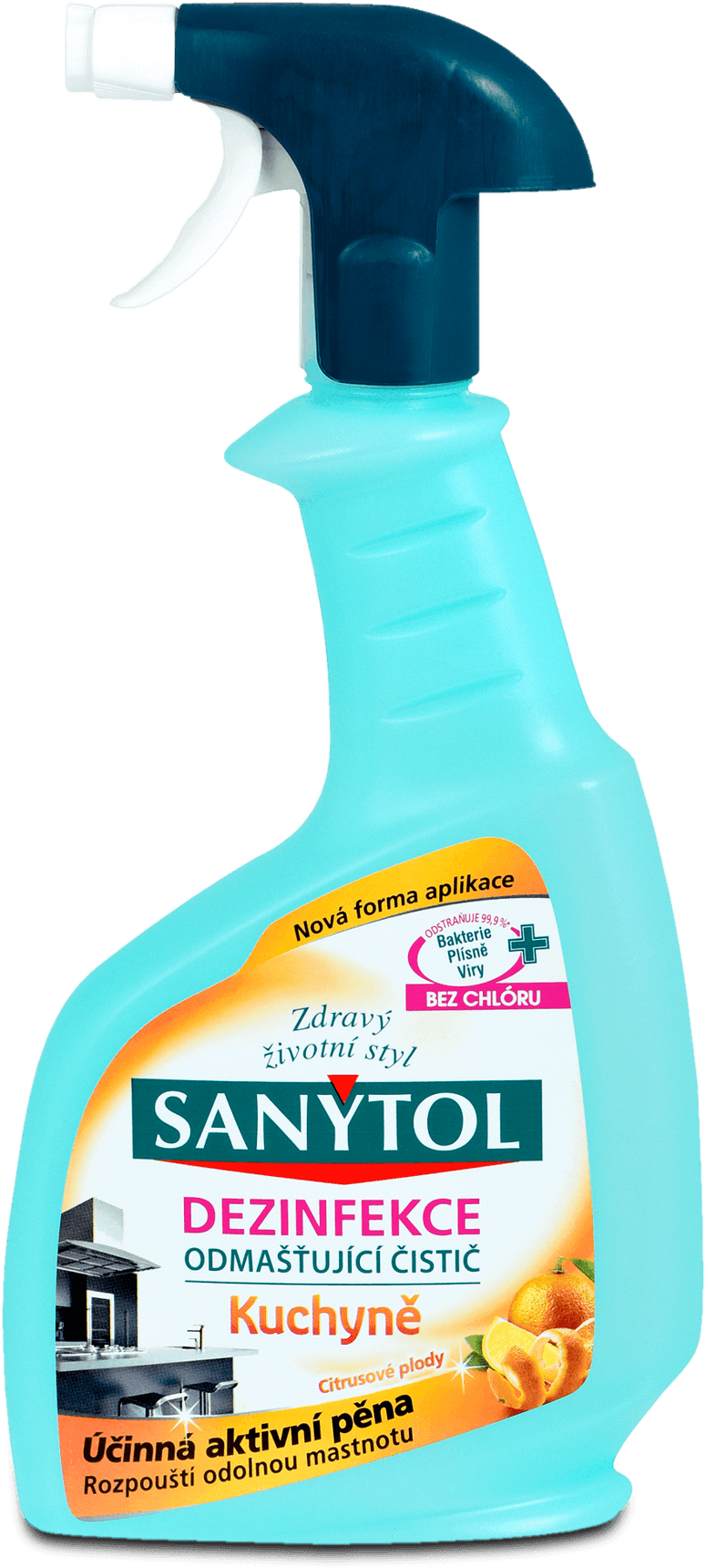 Sanytol - Dezinfekční odmašťující čistič na kuchyně 500 ml