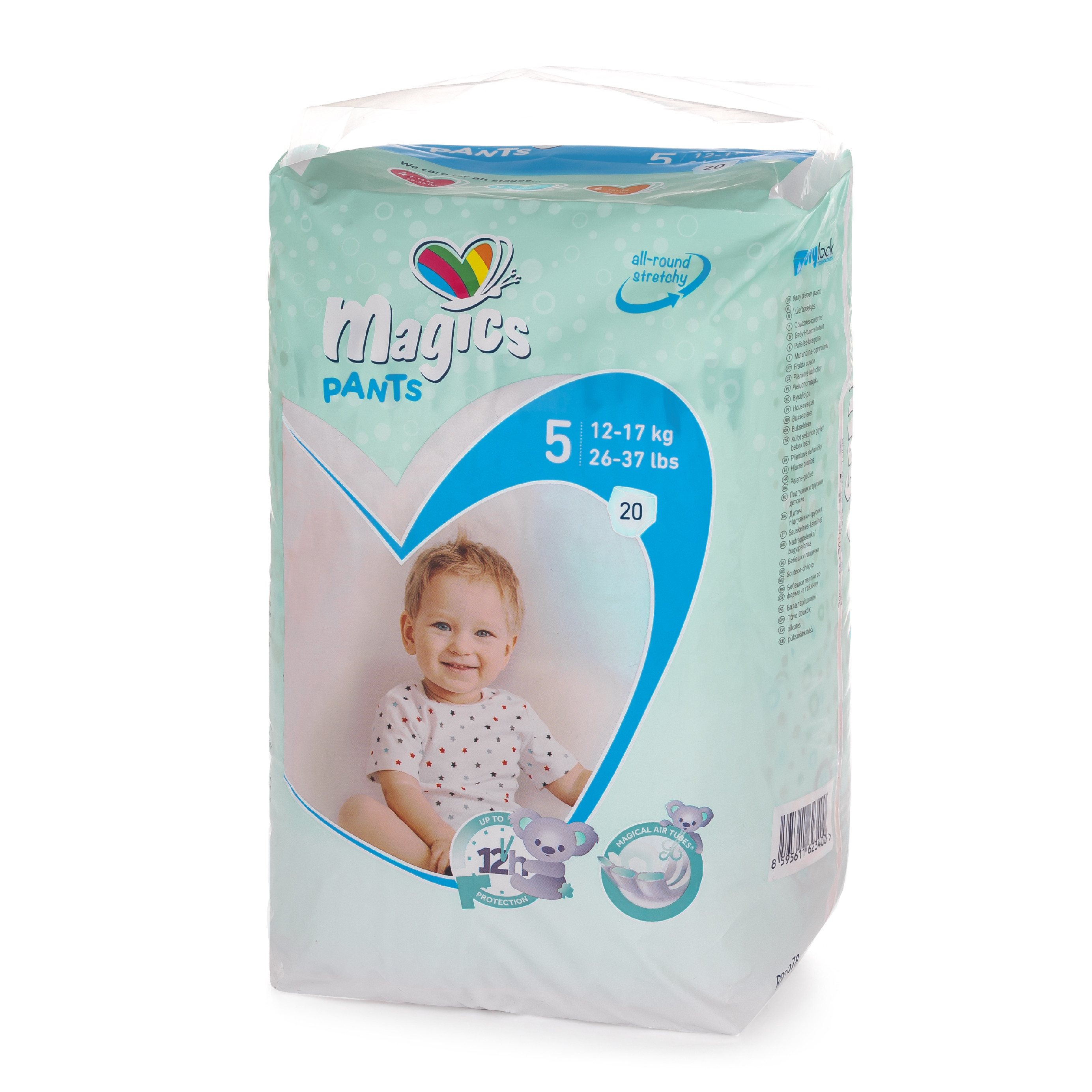 Levně Kalhotkové plenky Magics Pants Junior 12-17 kg, 20 ks