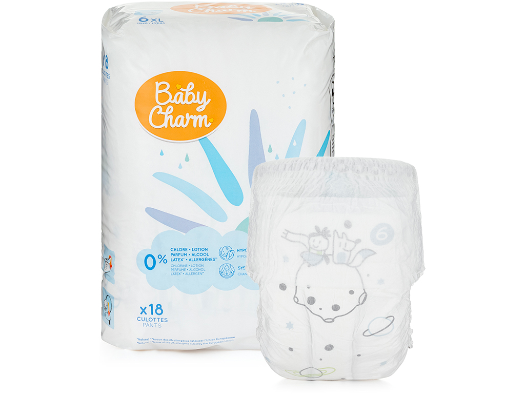 Baby Charm Super Dry PANT vel. 6 XL 15+