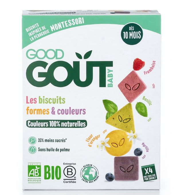 Levně Good Gout BIO Sušenky barvy & tvary (80 g)