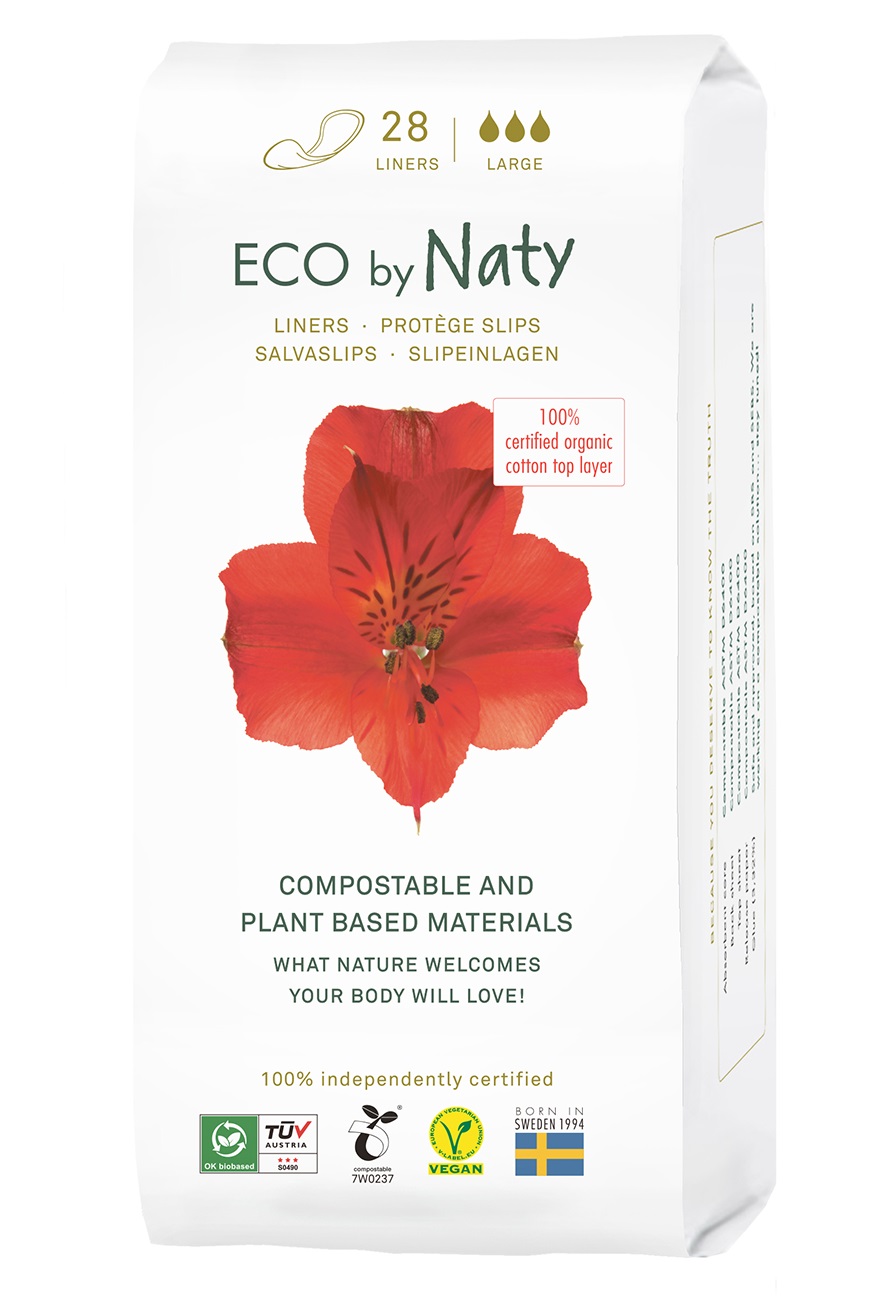 Eco Naty Dámské ECO slipové vložky Naty - super (28 ks)