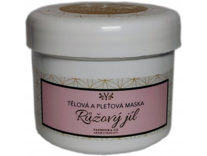 Růžový jíl - pleťová a tělová maska, 150 g