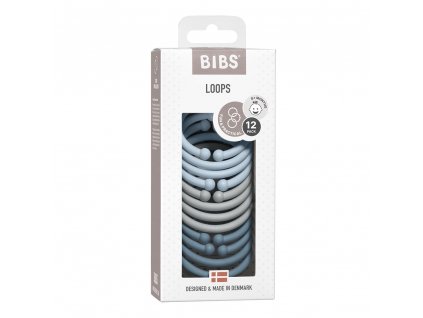 BIBS LOOPS KRUZKY Cloud BabyBlue Petrol2