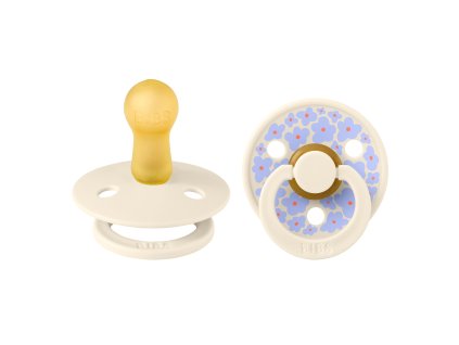 23868 bibs studio colour jasmine cumliky z prirodneho kaucuku 2ks velkost 2 ivory mix 1