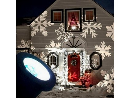 led-projektor-se-svetelnym-paprskem-bile-vlocky