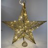 153242 1 vanocni svitici dekorace hvezda 16 cm zlata