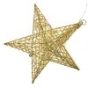 153239 vanocni svitici dekorace hvezda 32 cm zlata