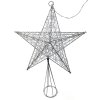 153257 1 vanocni svitici dekorace hvezda 50 cm stribrna