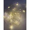 Venkovní vánoční mikro řetez - Teplá bílá 50 až 250 led (Osvětlení Teplá bílá 10m - 100 led diod)
