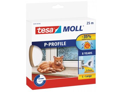 1569 tesamoll gumove tesneni bile na okna a dvere p profil 25m