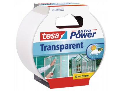 2502 opravna paska extra power transparent pruhledna silne lepiva 10m x 50mm