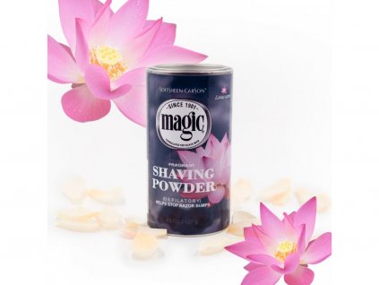 Pachnąca wersja pudru do golenia Magic o zapachu LOTUS