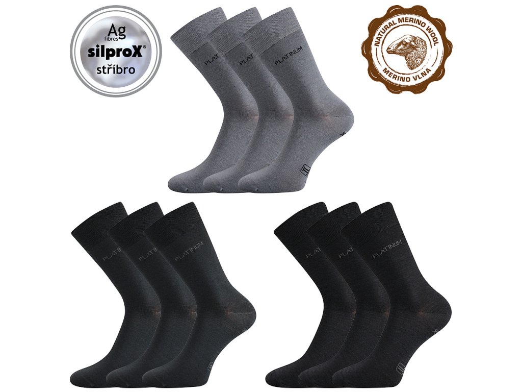 ponožky Dewool (Barva černá, Velikost 39-42 (26-28))