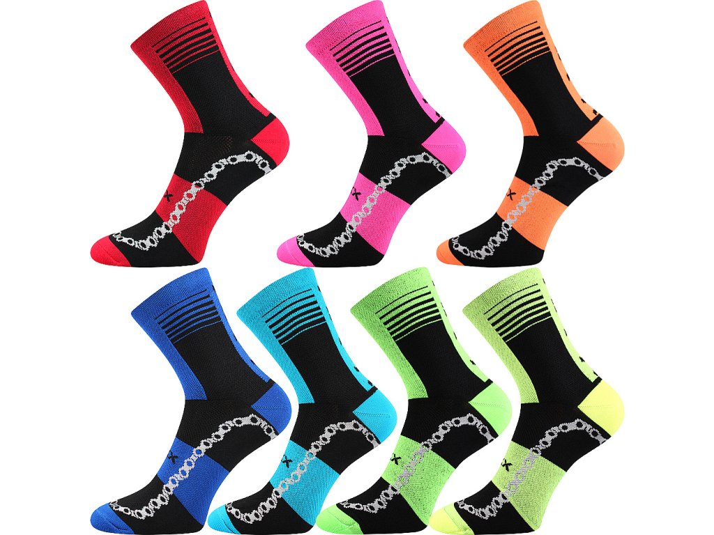 ponožky Ralfi (Barva neon zelená, Velikost 35-38 (23-25))