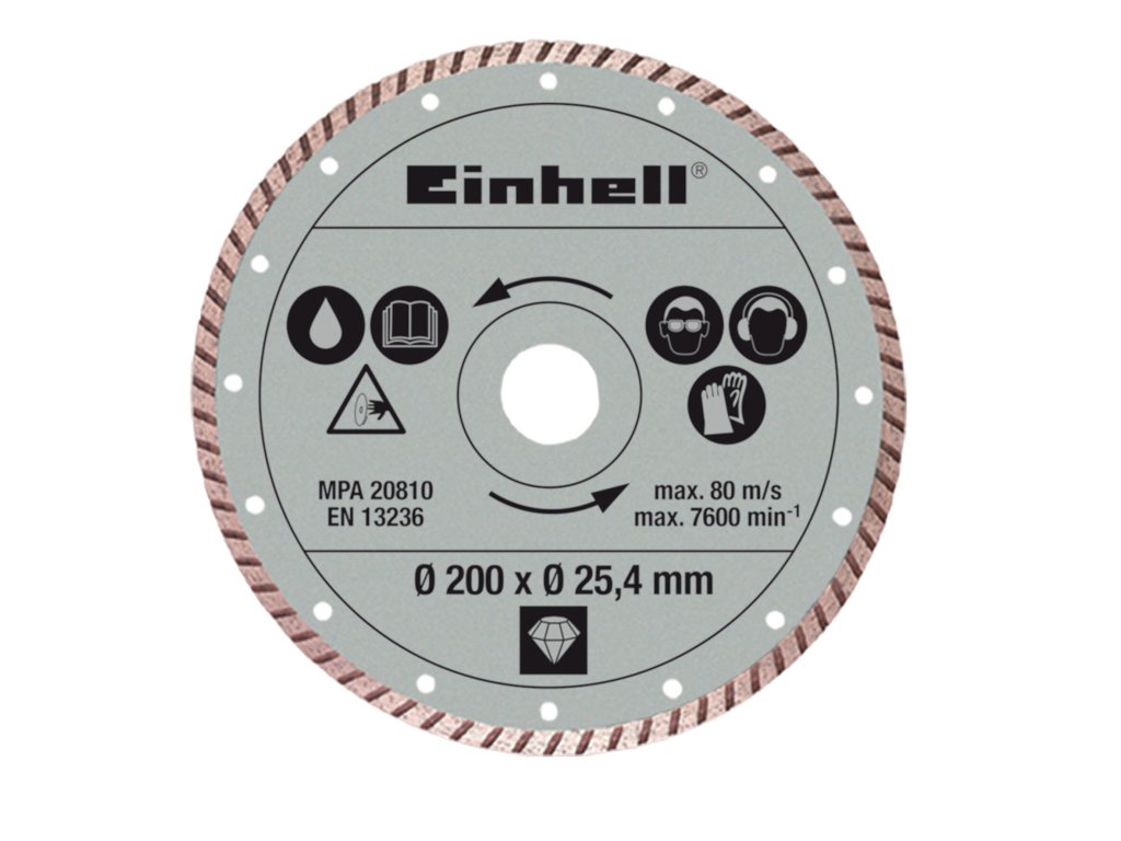 Příslušenství radiální řezačky dlaždic Kotouč diamantový