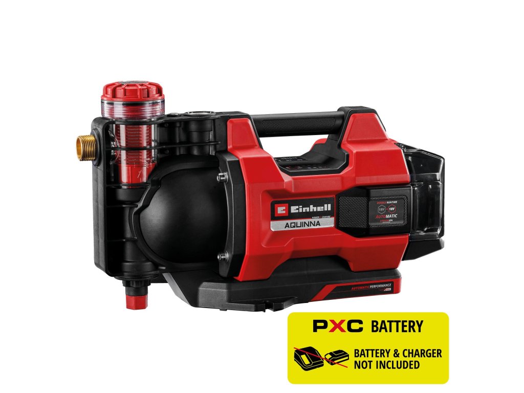 Aku automatické zahradní čerpadlo AQUINNA 18/30 F LED AUTOMATIC
