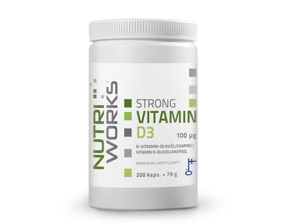 Strong Vitamin D3 2000IU 200 kapslí (Varianta Strong Vitamin D3 2000IU 200 kapslí)