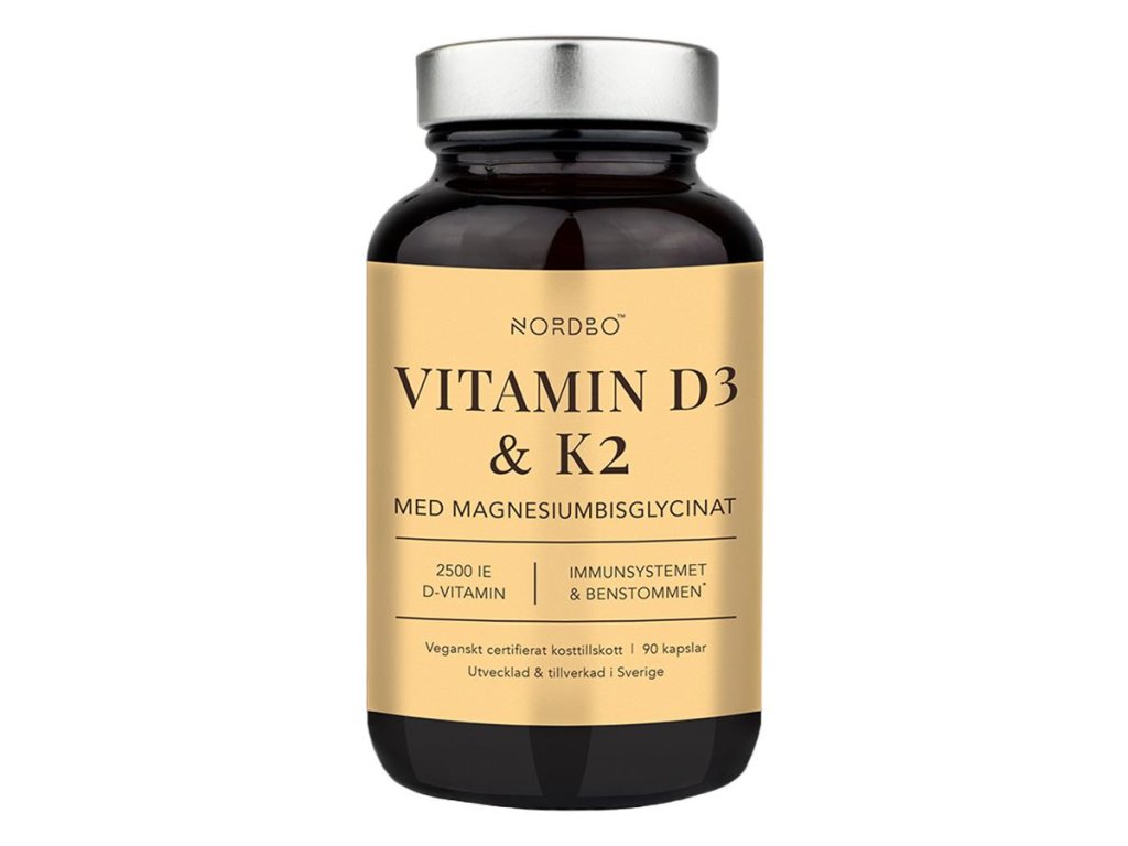 Vitamin D3 & K2 & Magnesium 90 kapslí (Varianta Vitamin D3 and K2 and Magnesium 90 kapslí)