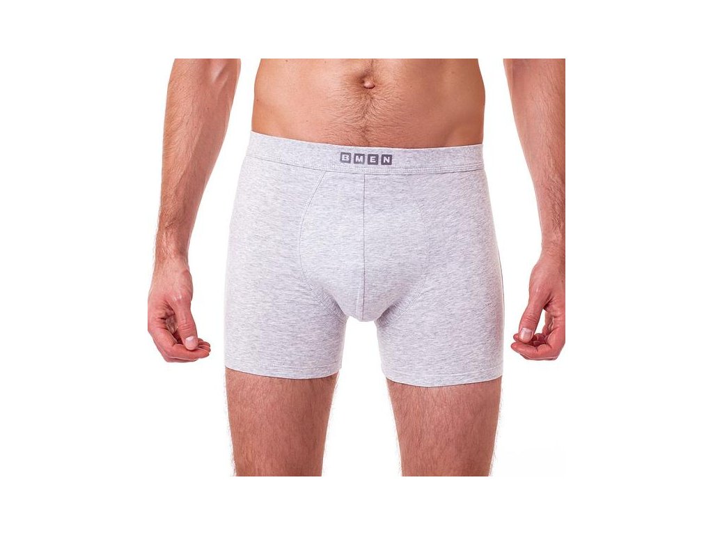 SPORT BOXER - Pánské sportovní boxerky - šedá (Velikost M)